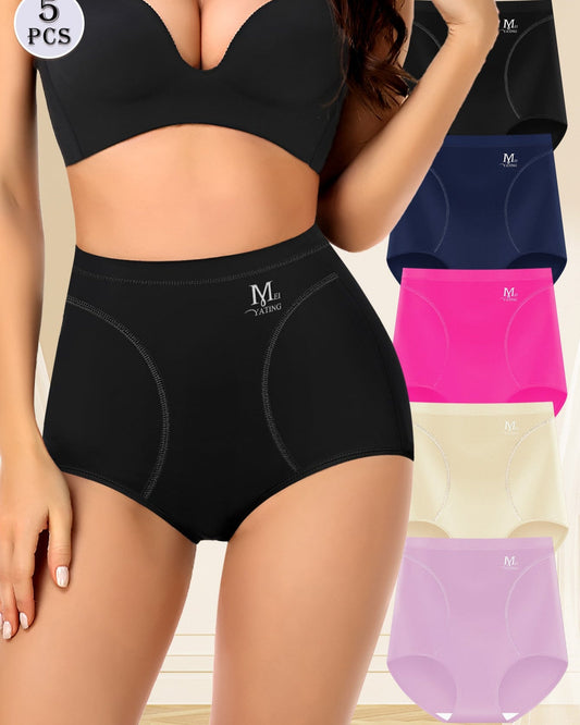 Women's Letter-Print High-Waist Briefs