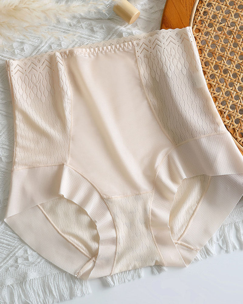 Silkworm Silk Inner Crotch High-Waisted Belly Panties