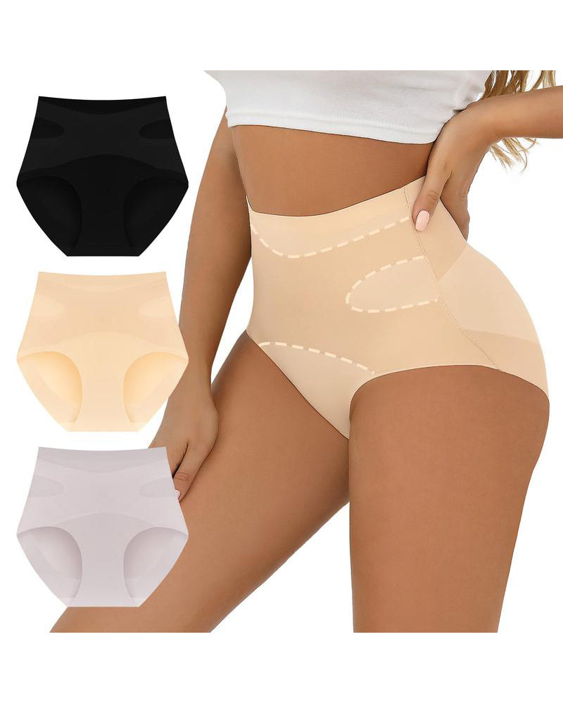 Tummy Control Underwear for Women High Waisted Panties Comfy Briefs Pack