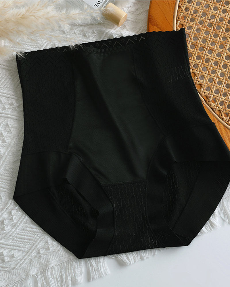 Silkworm Silk Inner Crotch High-Waisted Belly Panties