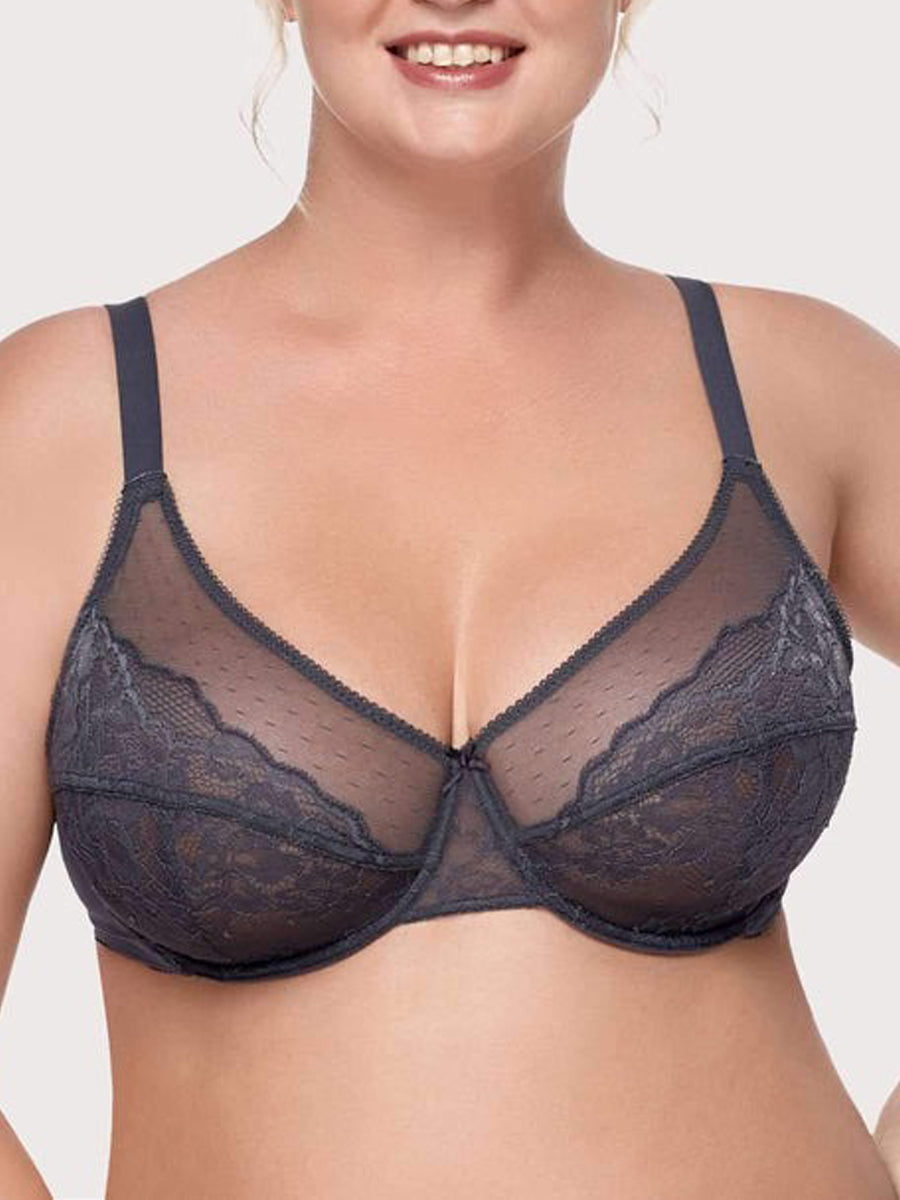 Plus Size Bras for Women Full Coverage Back Fat Underwire Minimizer Bras