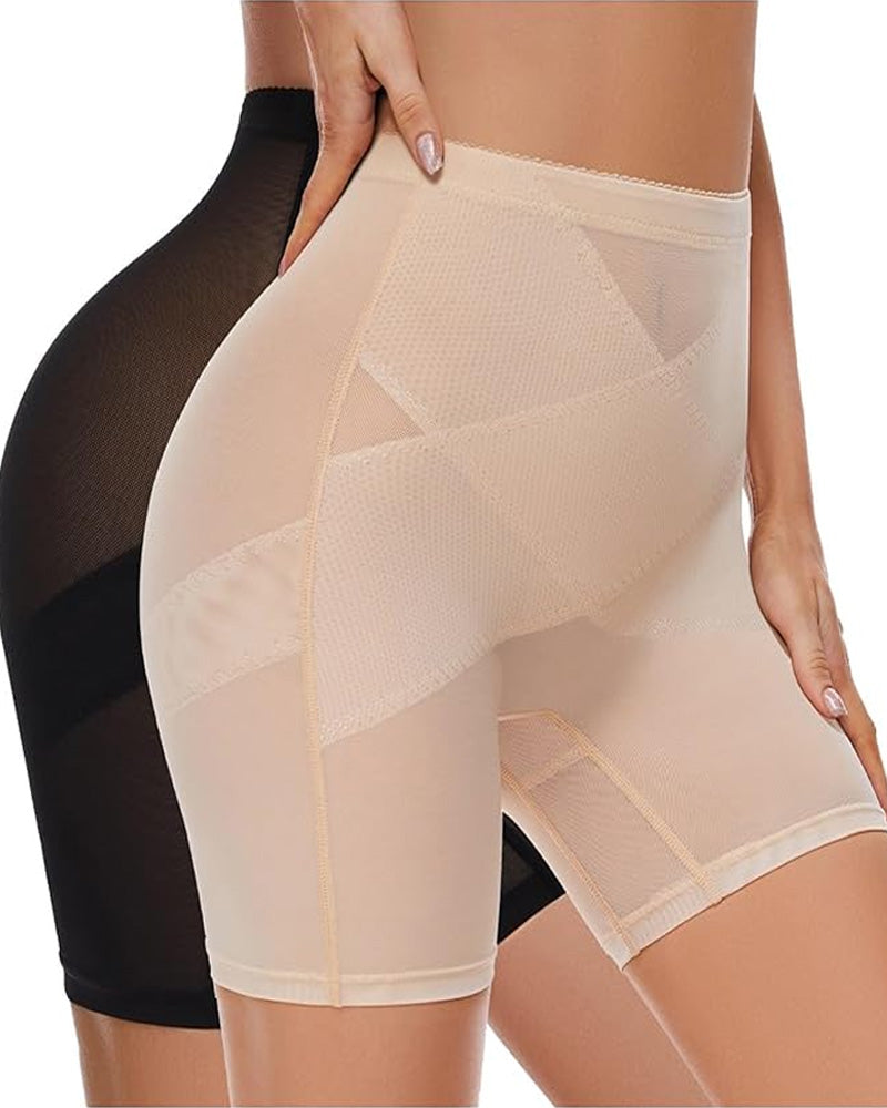 Women's Tummy Control Butt Lift Belt Thigh Slim Shapewear Shorts