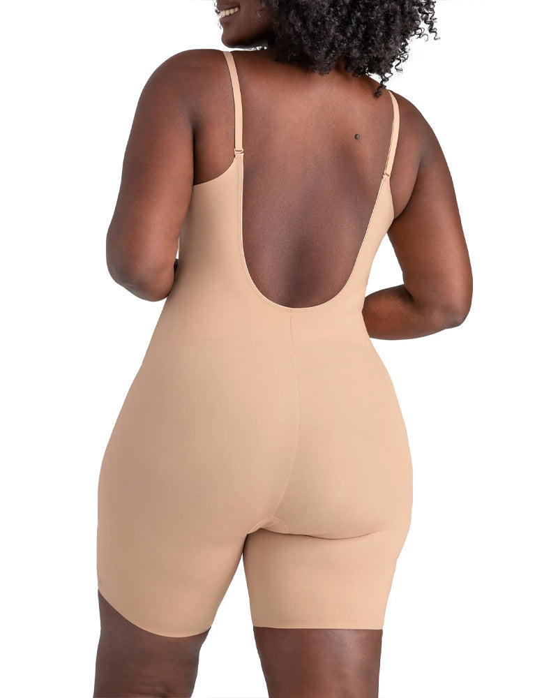 Low Back Mesh Breathable Tummy Control and Shaping Bodysuit