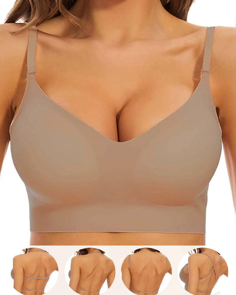 Women's Wireless Seamless Low Back Bra