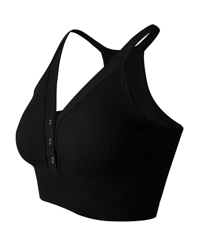 Women's Racerback Seamless Comfort Front Fastening Sports Bra