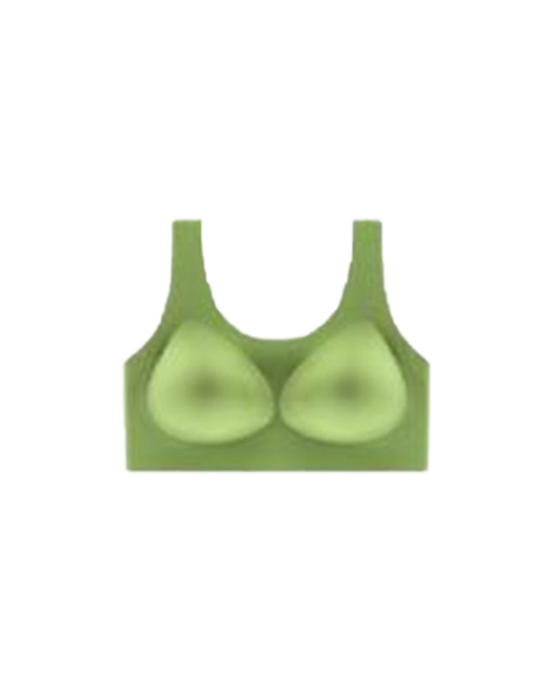 Seamless and Wireless Magic-uplifting Full Coverage Fixed Padding Sports Bra