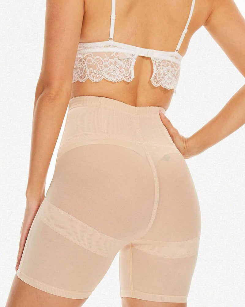 Women's Tummy Control Butt Lift Belt Thigh Slim Shapewear Shorts