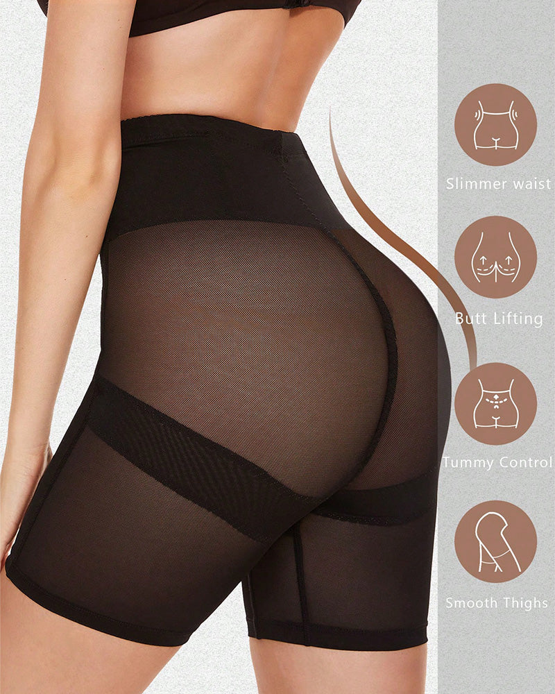 Women's Tummy Control Butt Lift Belt Thigh Slim Shapewear Shorts