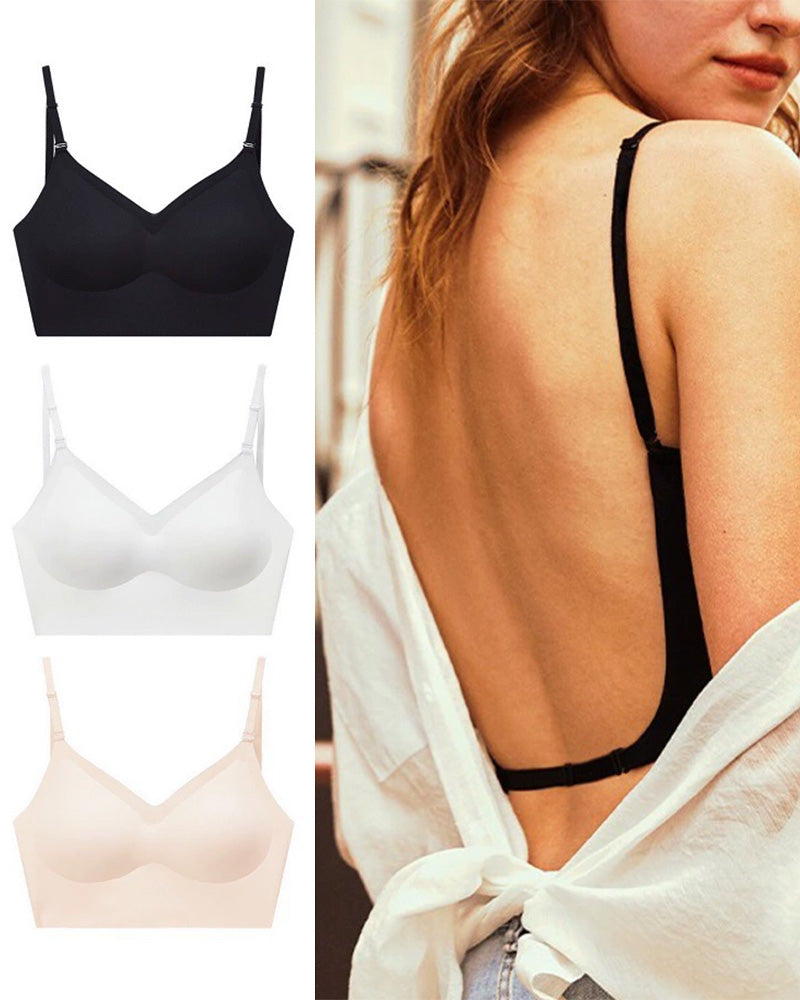 Women's Wireless Seamless Low Back Bra