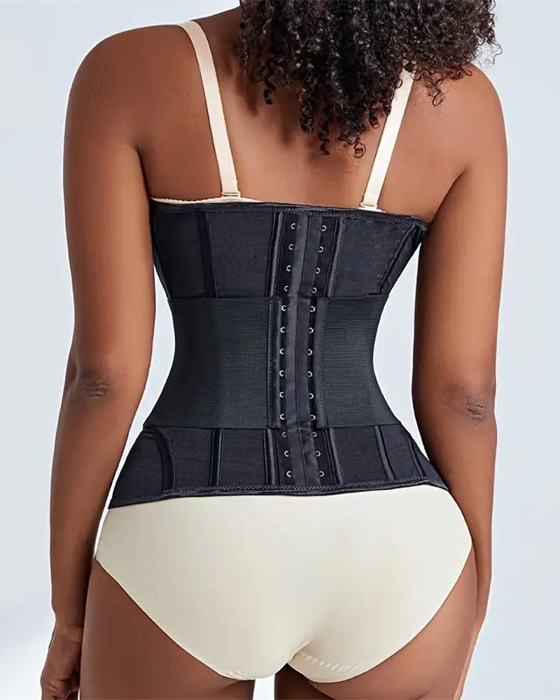 Shapewear Breast Lifted Waist Trainer Steel Bone Flat Belly Bodysuit