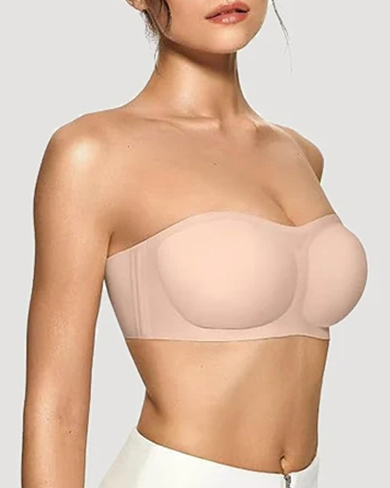 Women's Seamless Non-Slip Silicone Push-Up Bra