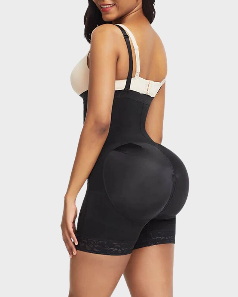 Side Zip Shaping Bodysuit