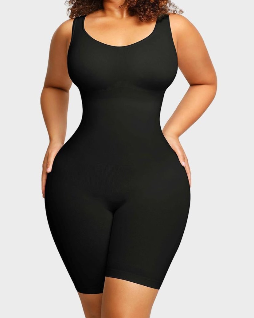 Seamless Sculpting Mid Thigh Bodysuit