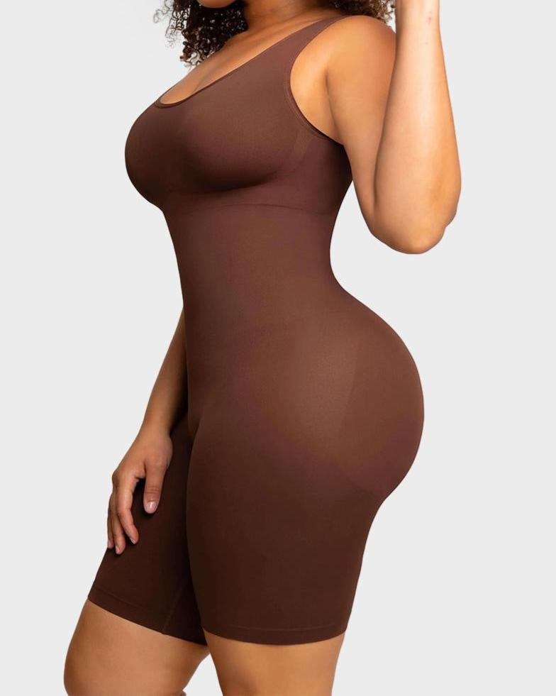 Seamless Sculpting Mid Thigh Bodysuit