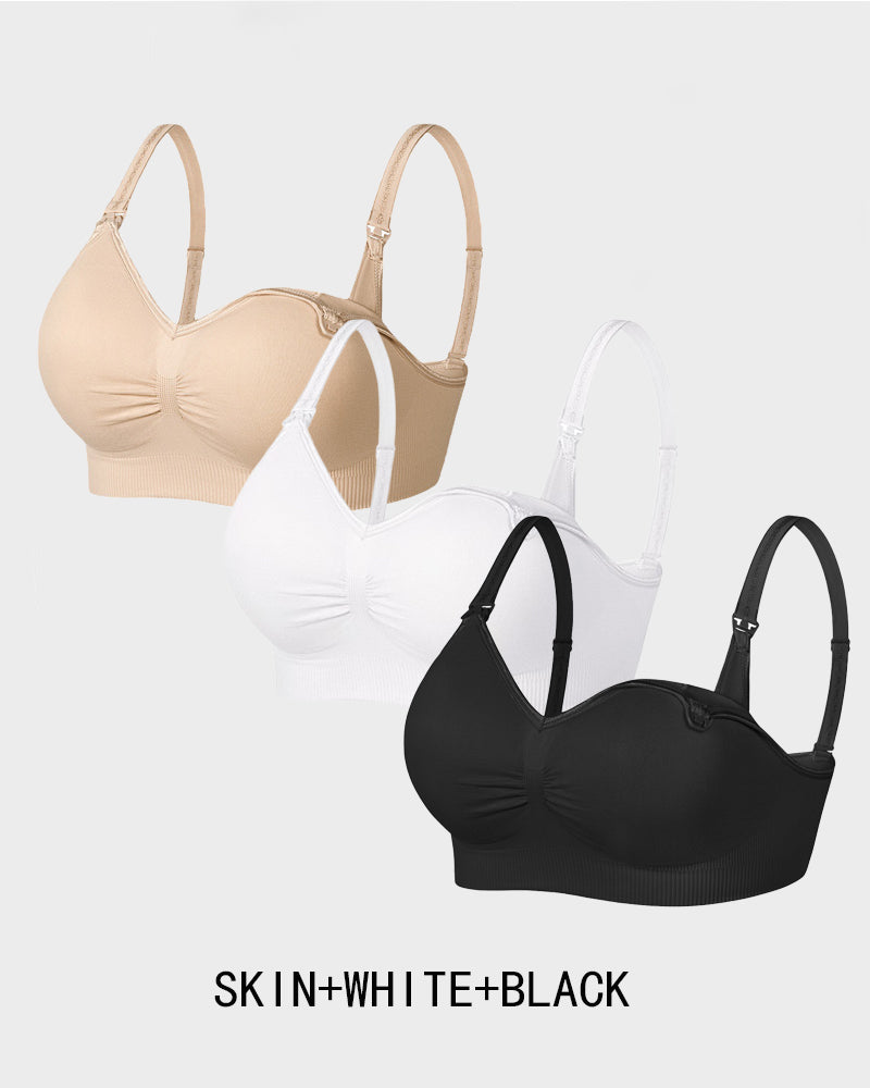 Plus-size Full Bust Seamless Nursing Bra