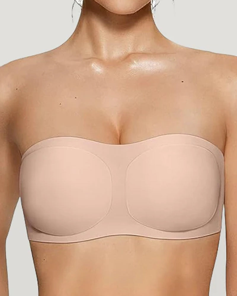 Women's Seamless Non-Slip Silicone Push-Up Bra