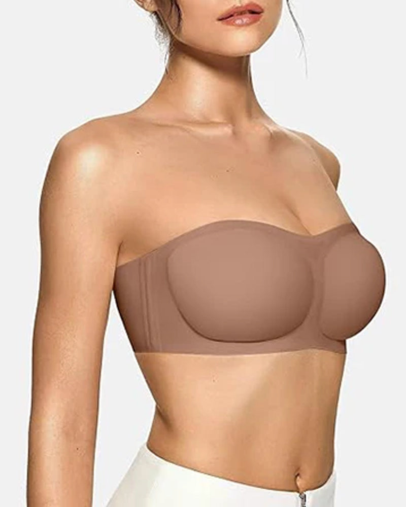 Women's Seamless Non-Slip Silicone Push-Up Bra