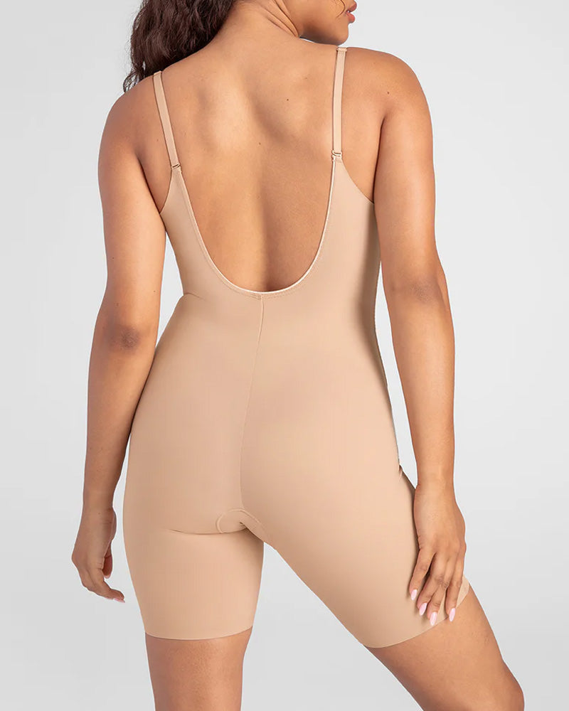 Low Back Mesh Breathable Tummy Control and Shaping Bodysuit