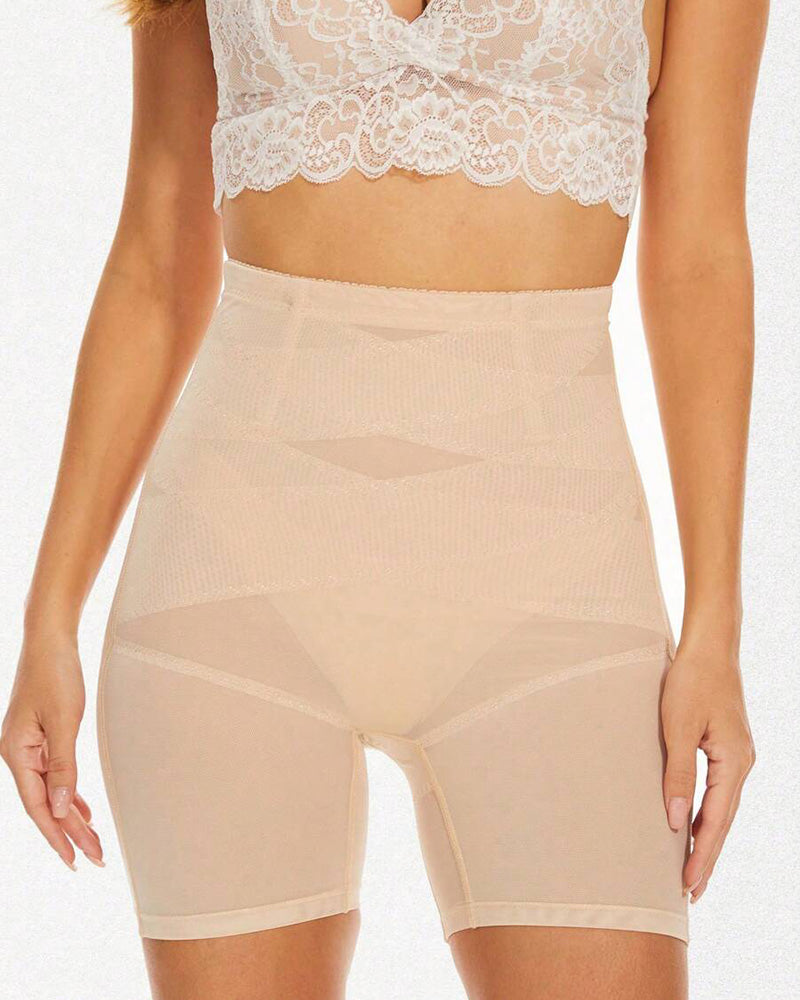 Women's Tummy Control Butt Lift Belt Thigh Slim Shapewear Shorts