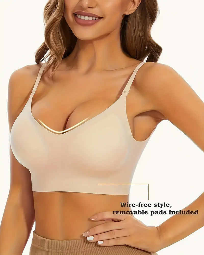 Women's Wireless Seamless Low Back Bra