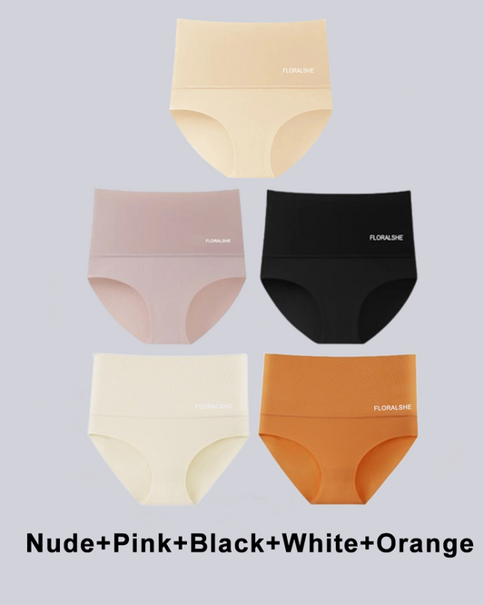 5-Pack High Waisted Tummy Control Briefs